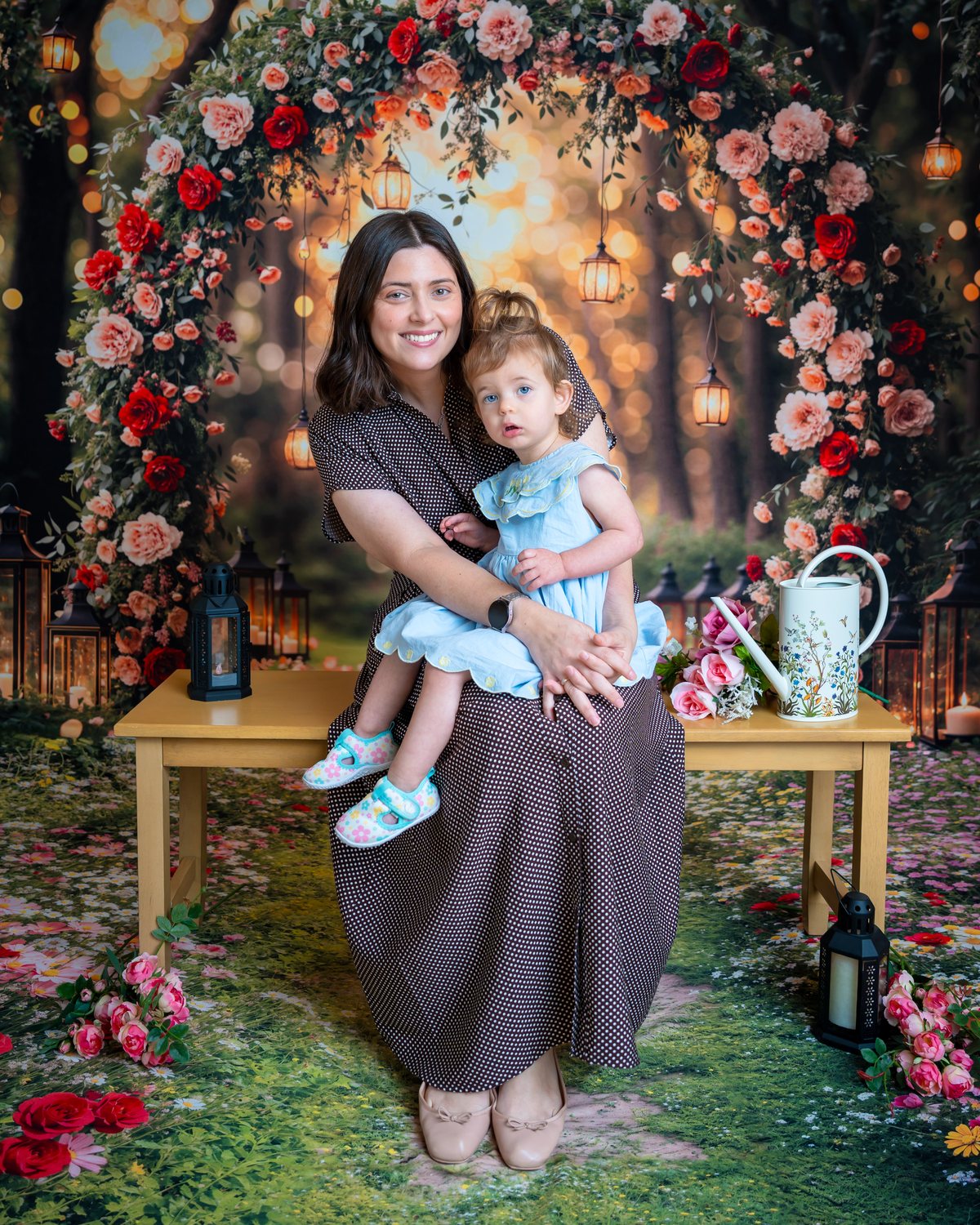 Mother's Day garden portrait
